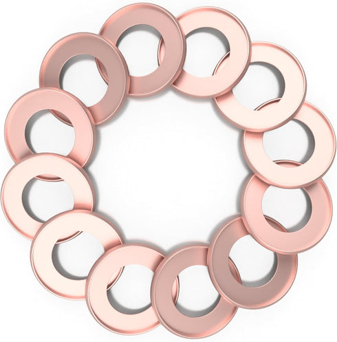 Discagenda Discbound Discs - Rose Gold, 12 Piece 1.65in