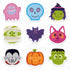 Whaline Halloween Sticky Notes, 9 Designs Spooky Character Notepads, 18 Packs for Office Study Supplies