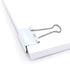 Rapesco 1493 Foldback Clips 19 mm White Pack of 80