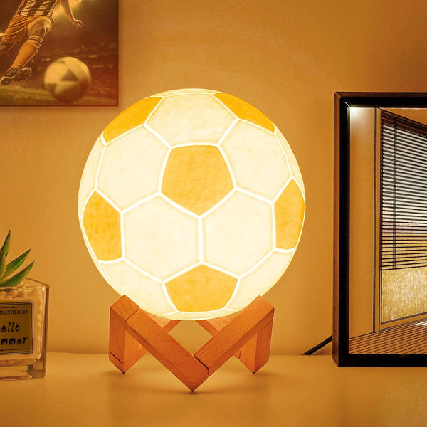 Soccer Night Light Ball Lamp for Kids Room with Remote Control 16