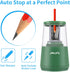 JARLINK Electric Pencil Sharpener, Heavy-Duty Helical Blade for Fast Sharpening, USB/Battery Operated, Green