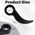 Sixzoo 1/2" 1/2 Pry Bar Wrench Adapter Head for Drives, Horn Type Half Shaft Removal Tool, Heavy-Duty Crowbar Adapter
