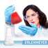 Glass Erlenmeyer Flask Set, Graduated Borosilicate Glass (250 ml, 150 ml & 50 ml) with Rubber Stoppers