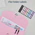JARLINK 7 Pockets Expanding File Folder, A4 Size Accordion Document Organizer, Portable Cute Paper Organizer, Macaron