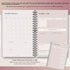 Wellness Journal - 90 Day Health, Fitness, Gratitude, Mindfulness, Wellbeing, Habit, Goals Tracker - A5 Lux