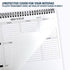 Weekly Planner To Do List Pad - 8.5x11" 52 Sheets Spiral - Desk Notepad with Multiple Sections, Undated Planning