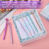 Sherr 100 Pack Big Crystal Diamond Pens: Cute Ballpoint Pens, Retractable Ballpoint with Rhinestones, Crystal Bling Gem