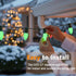 C7 Bulb,25 Pack 0.6w C7 E12 Bulb Green LED Light Ceramic Replacement Christmas Lights with Base,Green Outdoor Light