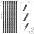 Chinco Music Pencils Music Note Pencil Music Pencils for Students Bulk Round Fun Pencils Woodcase with Eraser for Students Kids Party Favors Classroom Supplies(48 Pieces)