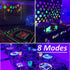 60ft 240 Solhice Black Light String Lights for Glow Party, LEDs Blacklights Fairy Lights with Remote Plug