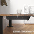 Under Desk Mounted Sliding Drawer with 60 Degree Tilt Panel, 15'' Long & 9'' Deep Storage Organizer for Sit Stand