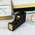 MultiBey Black & Gold Tape Dispenser, Stylish Acrylic Desk Holder for 1'' Core Tape, Office Supplies