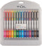 TUL WHJJK Retractable Gel Pens - Bullet Point, 0.7 mm, Gray Barrel, Assorted Colors, Pack of 14