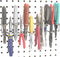 RightArrange Pegboard Pliers Holder - Scissor Organizer Accessory - Holds 11 Pliers per Rack - Hooks to Any Peg Board