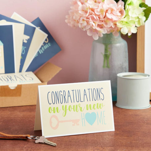 BEST PAPER GREETINGS 36 Pack Congratulations On Your New Home Greeting Cards with Envelopes, 6 Designs, 4x6 for