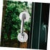 2pcs NUOBESTY Silver Bathroom Suction Grab Bars Heavy-Duty Plastic Door Handles for Seniors Easy Installation