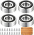 Oqqlin 4 Pcs Cutting Board Feet, 1.16 x 0.39 Inch Stainless Steel Boards