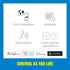 WiZ Color ST19 Color Filament LED Smart Bulb, 300 Lumen, E26 Indoor, Voice Control, Motion Activation