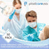 13"x18" 3 PlastCare USA Disposable Dental Bibs - Ply Waterproof Tattoo Bib Sheet for Patients - Dentist or Medical Tray