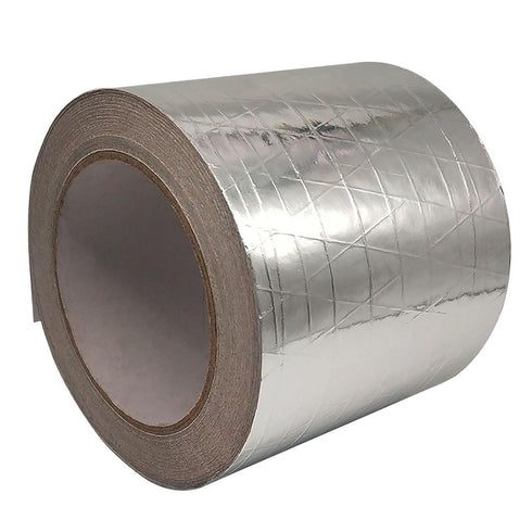 Fiber-Glass Aluminum Foil Tape: Reinforced Self-Adhesive Heat Reflective Tape, 3.15" x 82' Roll