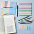 Jutom 29 Pcs Book Annotation Kit, Aesthetic Highlighters, Gel Pens, Sticky Notes, Dual Ended Markers for School