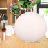 Bulb Paper Lantern Lamp: Floor Lamp Shield Japanese Style Standing Lampshade for Bedroom Desk and Nursery Included