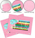 YoeeJob Pencil Pouch for 3 Ring Binder, Zipper Binder Pencil Pouches Bulk, Pale Pink, 24 Packs