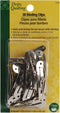 Dritz 3159 Binding Quilter's Clips, Silver, Medium (30-Count)