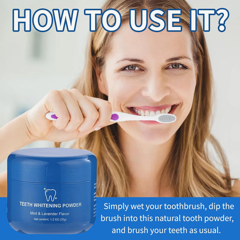 Generic 2PCS (1) Teeth Whitening Powder, Whitening Powder Fresh Breath, No Sensitivity Stain Removal, Enhanced