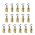16 Sets M6x25 Furniture Screw Nut Threaded Wood Inserts, Bolt Fastener Connector Hex Socket Drive