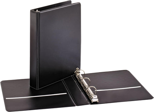Tops Cardinal Mini Round Ring Binder, 1-Inch, 8-1/2-Inch x 5-1/2-Inch, Black (07201) by Tops