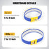 Anti Static Wrist Strap, 7.5" ESD Wristband Adjustable Grounding Bracelet, 10‘ Extendable Long Coil Cable with Alligator Clip, Fits Wrist Circumference 5" to 9"