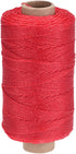 MECCANIXITY Twisted Mason Line Nylon Twine String Cord Red 100M/109 Yard for Netting, Landscaping, DIY Projects