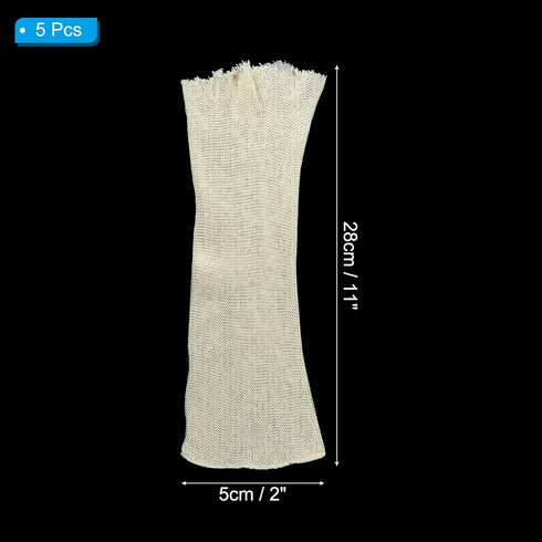 5 Pack 11 2 Inch PATIKIL Brewing Bag, x Hops Grain Brewing Bags Home Brewing or Micro Brewing Cotton Mesh Steeping Bags