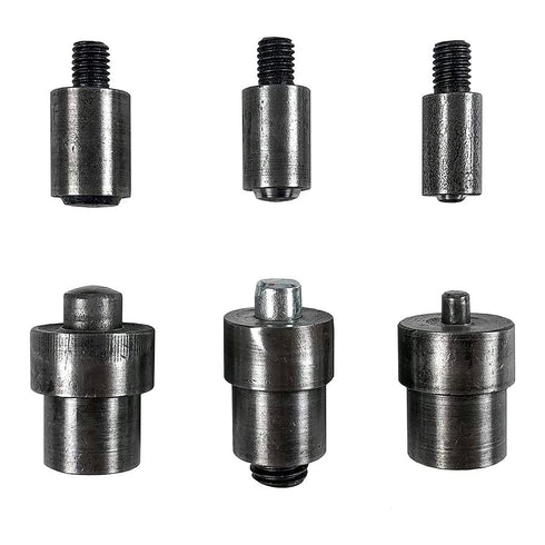 Hand Press Heavy Duty Eyelet Grommet Machine Punch Tool Kit with 3 Dies and 1500 Pcs Silver Grommets