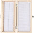 Microscope Slide Box, Large-Capacity Wooden Storage Box for Biological Slide Collection