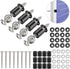 43 Set (172Pcs) Pegboard Mounting Kit - Installation Hardware with Screws, Spacers, Washers for 1/8 and 1/4 Inch