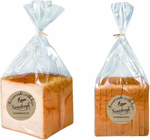Hodmopli 500 2 inch Packaging Pcs Sourdough Bag Stickers Sourdough Bag Stickers Sourdough Bread Sticker for Sourdough