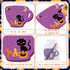 Lincia 72 Pcs Halloween Sticky Note and Ballpoint Pens Set, bulk pumpkin ghost cat weird notepad, Halloween pens,