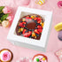 8x8x8 inch Cake Boxes, 4 Pack Disposable Bakery Boxes with Window for Cake, Cookies, Pies, and Cupcakes