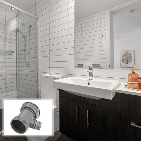5pcs Three-way Sink Overflow Drain Pipe - Simple Sealed Drain Overflow for Home Sink