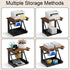 Label Holder for Thermal Printer, Heavy Duty Metal Label Holder for Rolls and Fan-fold Labels, Desktop Printer
