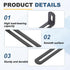 20 4.7"x1.2"x0.7", 90 uxcell Pcs Adjustable Right Angle Brackets, Slotted L-Shape Corner Bracket Degree Steel l Bracket