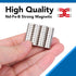 LOVIMAG 60 Pack Small Rare Earth Magnets, Round Magnets with Countersunk Hole and Screws, 0.31x0.12inch for Office