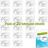 Shredder Lubricant Sheets & Cleaning Sheets for Paper Shredders (20 Count)
