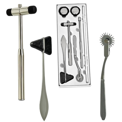 artlab Set-Reflex Hammer Set, Hammer,Taylor Hammer,Diagnostic (Set 7 -Neurological Percussion Instrument Includes