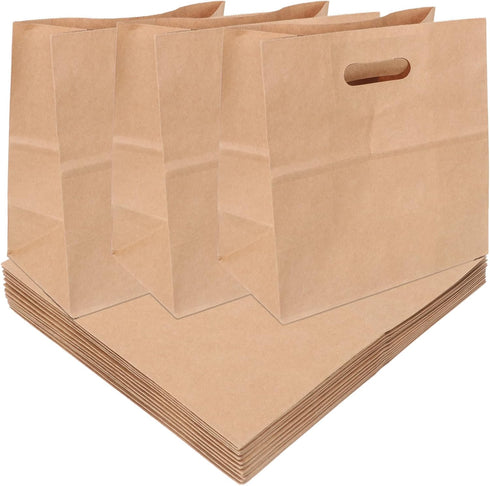 30pcs Kraft Paper Bread Bags for Bakery and Snacks, Greaseproof Baked Food