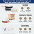 500 Count 11.5" 6.5" 21", Fuxury Plastic T-shirt Bags Black x x Grocery, Trash, Take Out, To Go, Restaurants, Retail