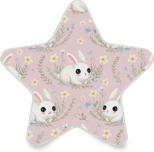 Burbuja Rabbits LED Night Light Plug into Wall 0.2W Star-Shaped Nightlight Dusk to