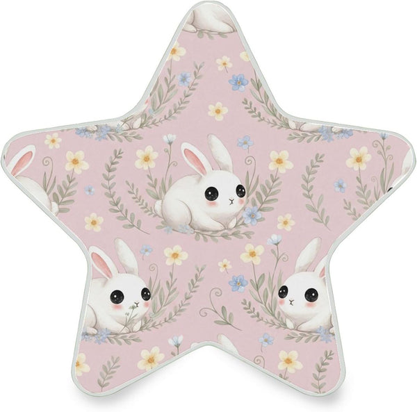 Burbuja Rabbits LED Night Light Plug into Wall 0.2W Star-Shaped Nightlight Dusk to